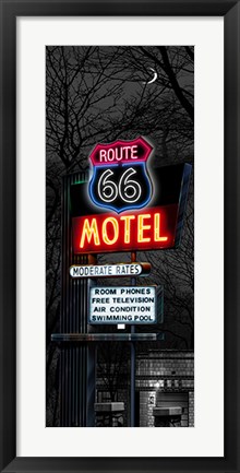 Framed No Tell Motel Print