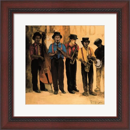 Framed Dixie Band Print