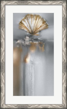 Framed Silver and Gold Treasures I Print
