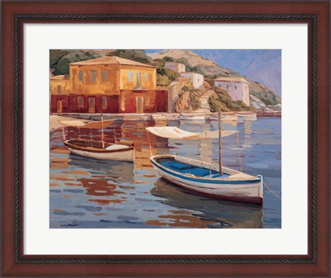 Framed Mar Egeo Print