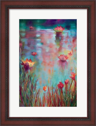 Framed Garden Reeds Print