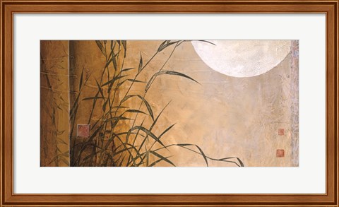 Framed Lakeside Moonrise Print