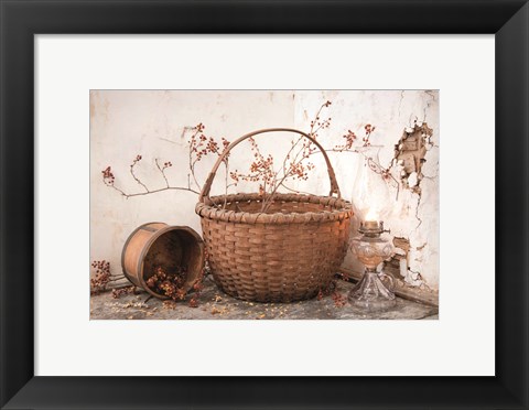Framed Basket Weavers Display Print