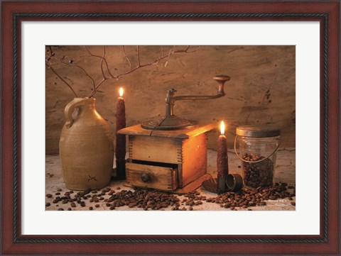 Framed Early Morning Coffee Print