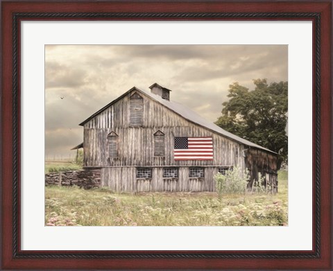 Framed Rural Virginia Barn Print
