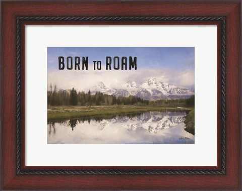 Framed Born to Roam Print