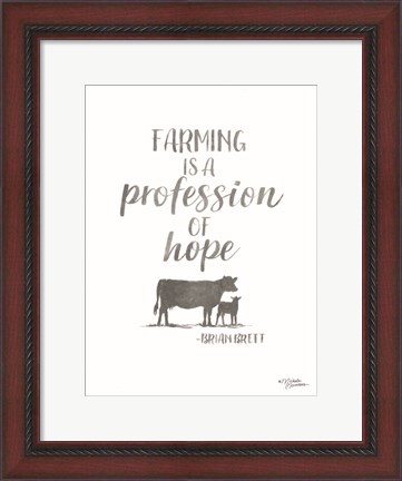 Framed Profession of Hope Print