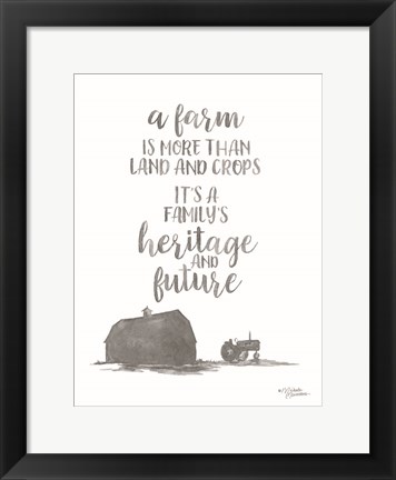 Framed Heritage and Future Print