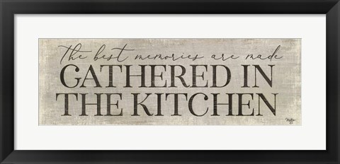 Framed Gathered in the Kitchen Print