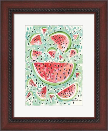 Framed Watermelon Weather Print