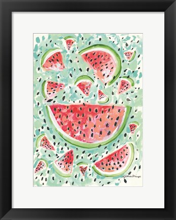 Framed Watermelon Weather Print