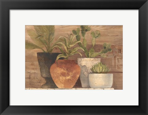 Framed Desert Still Life Light Crop Print