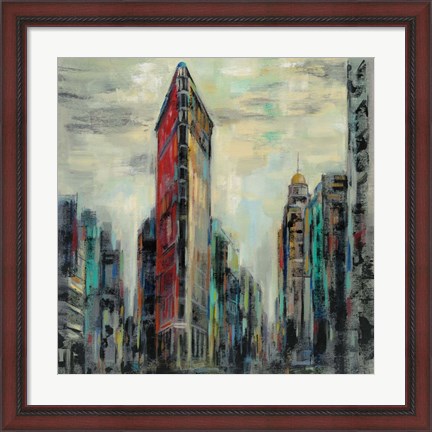 Framed Manhattan Flatiron Building Print