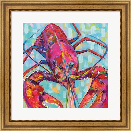 Framed Lilly Lobster III Print