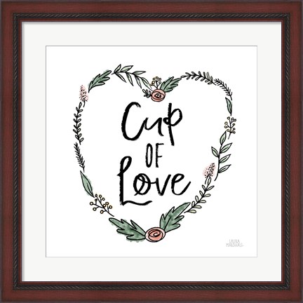 Framed Cup of Love Print