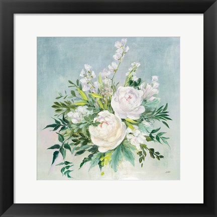 Framed Bridal Bouquet Print