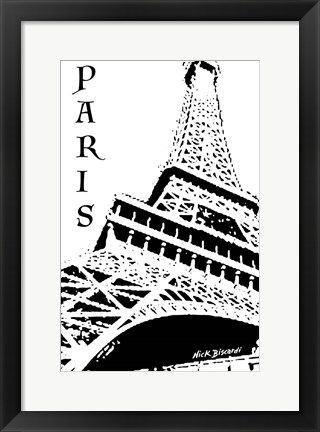 Framed Modern Paris III Print