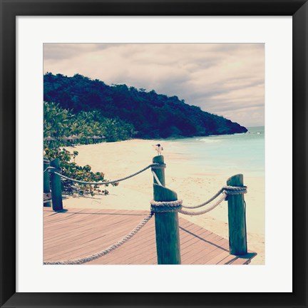 Framed Island Vacation IV Print