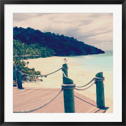 Framed Island Vacation IV Print