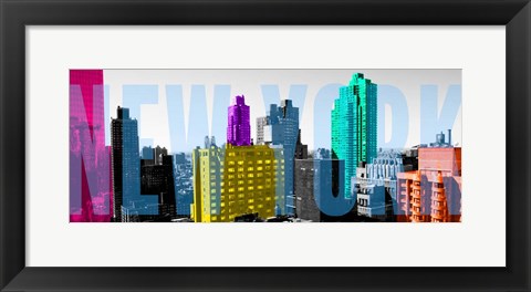 Framed Neon NYC Print