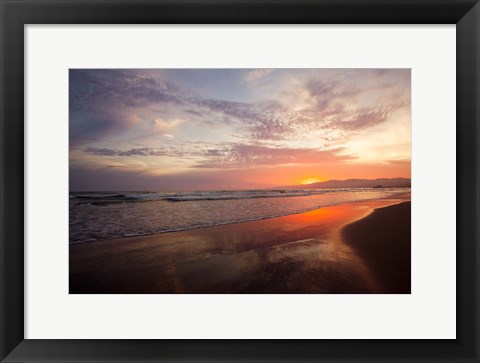 Framed Golden Sunset Print