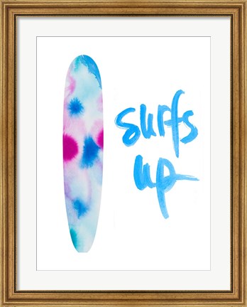 Framed Surfs Up Print