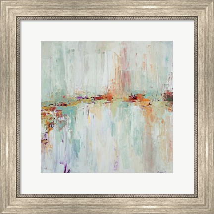 Framed Abstract Rhizome Square Print