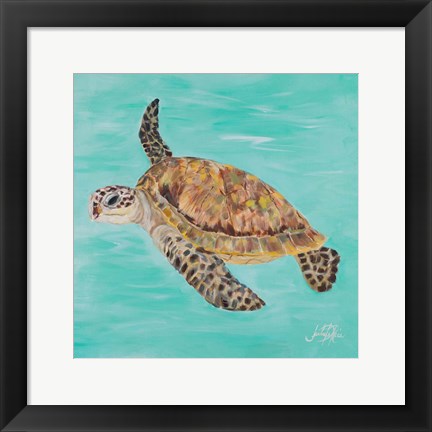 Framed Sea Turtle II Print