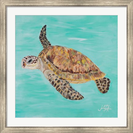 Framed Sea Turtle II Print