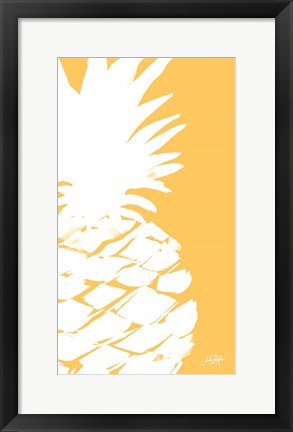 Framed Modern Pineapple III Print