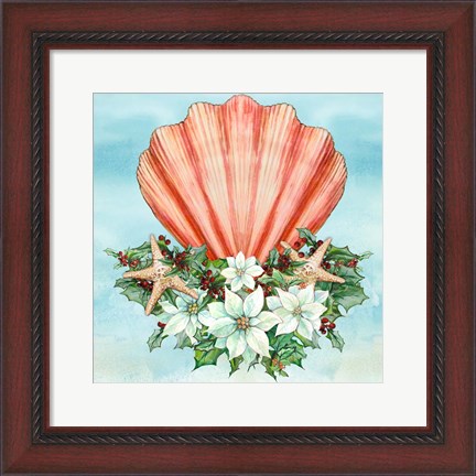 Framed Holiday By the Sea I Print