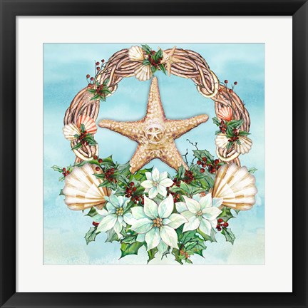 Framed Holiday By the Sea II Print