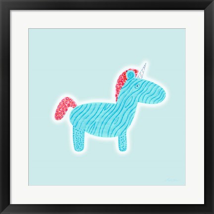 Framed Unicorn Love Print