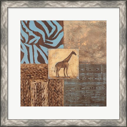 Framed Textures of Africa II Print