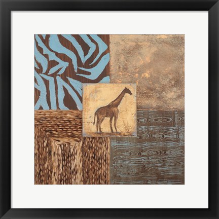 Framed Textures of Africa II Print