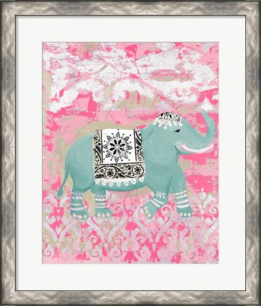 Framed Pink Bazaar II Print