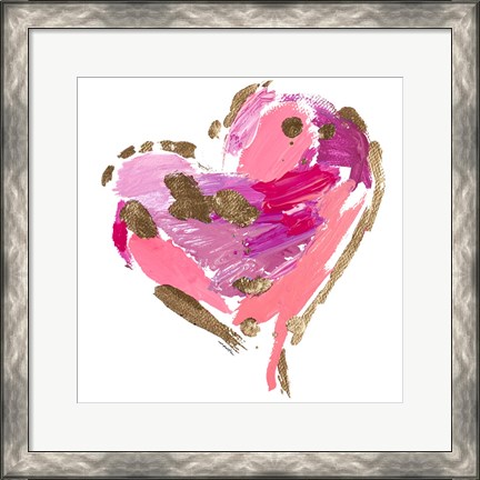 Framed Heart Full of Love I Print