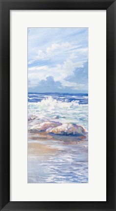 Framed Beach Panel II Print