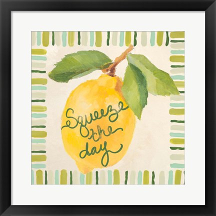 Framed Squeeze the Day Print
