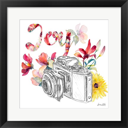 Framed Blooming Camera Print