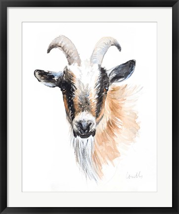 Framed Goat II Print