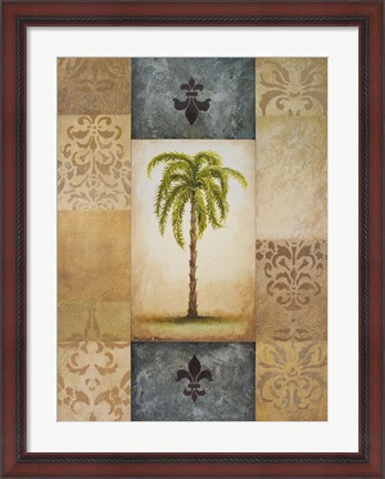 Framed Fantasy Palm II Print