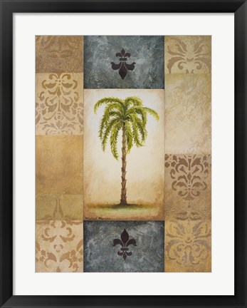 Framed Fantasy Palm II Print