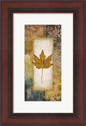 Framed Single Leaf I Print