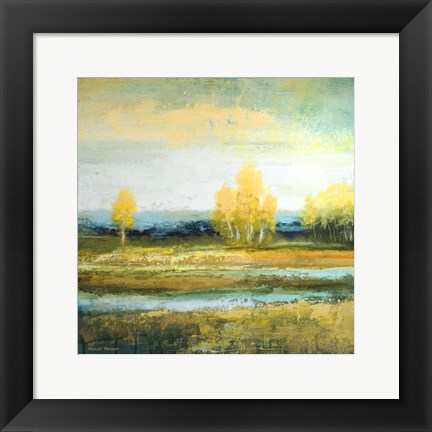 Framed Marsh Lands I Print