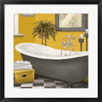 Framed Sunny Bath II Print