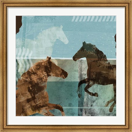 Framed Around the Stable II Print