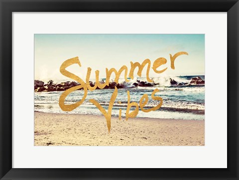 Framed Summer Vibes Print