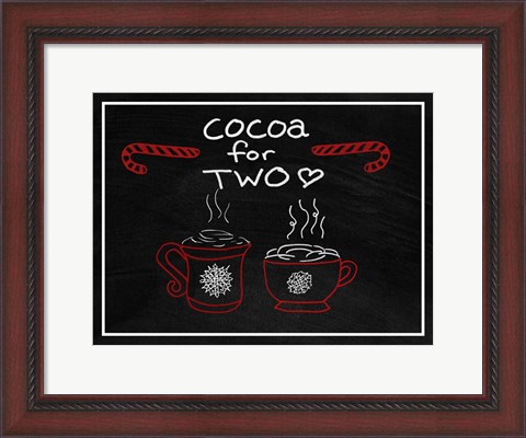 Framed Cocoa for Two Print