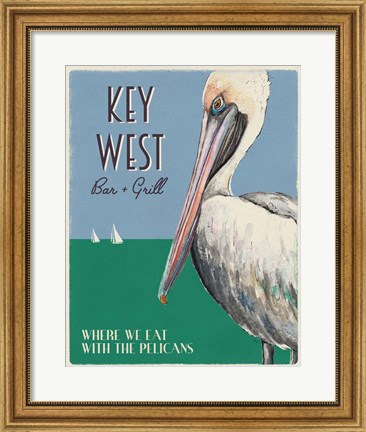 Framed Key West Print